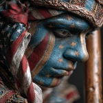 **blue state winner waves American flag kathakali --s 250 --v 7.0 --ar 4:5** - Image #2 <@974789918188535848>