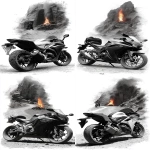 **a speeder motorbike standing on a rocky road, in the background on the winding road there is a bonfire with a flame --ar 3:5 --s 750 --sref <https://s.mj.run/PapqrsDryp0>** - Remix (Strong) by <@1167122440648937554> (fast)
-# Create, explore, and organize on [midjourney.com](<https://midjourney.com/imagine?from_discord=1>)