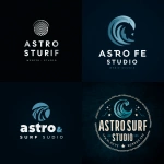 **make a simple logo for "Astro Surf Studio" --v 7.0** - <@1004418809702142012> (fast)