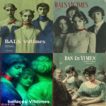 **<https://s.mj.run/iOochzqrgsM> <https://s.mj.run/wS8RZ66Avuw> Digital photograph, young women and men at a strange party, green tones, "Bals des victimes" writing, blue tones, wood grain, Bal des Victimes, Reign of Terror, post revolution, Directory period, Paris 1796, Guillotined Relatives, Digital photograph, Red Ribbon/String Choker, green tones, "Bals des victimes" writing, blue tones, wood grain, Georg Baselitz painting, Coiffure à la Titus, Mourning Clothes, Decadence & Hedonism, Macabre Salutation, Royalist/Political Gatherings. --iw 0.2 --ar 4:5 --chaos 18 --v 7.0** - <@988364629556199494> (fast)