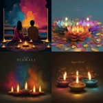 **create a diwali poster wishing happy diwali, colorful, realistic, yet semi minimalistic** - <@542400555985666188> (fast)
-# Create, explore, and organize on [midjourney.com](<https://midjourney.com/imagine?from_discord=1>)