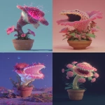 **A weird carnivorous predatory rafflesia kaiju monster, bursting out of a terra cotta pot, cinematic style --ar 3:4 --profile icwbqq9 --v 7.0** - <@981947740646932550> (fast)