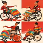 **graffiti motorized wheelchair and disability accessible fashion design sketch --ar 3:4 --niji 6 --p o4l8lp8 --raw** - Variations (Strong) by <@948741381743083580> (relaxed)