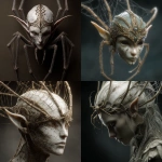 **spider body elf head magical** - <@442905496559812618> (fast)
-# Create, explore, and organize on [midjourney.com](<https://midjourney.com/imagine?from_discord=1>)