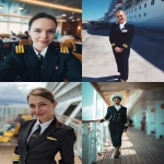 **iPhone photo of a woman in a cruise ship crew uniform, 25 years old, beautiful, full-length --ar 3:4 --s 50 --raw --v 7.0** - <@1264344222698307735> (fast, stealth)