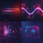 **flat 2D website interface design of a loading bar in the exact shape of a human colon, minimalist web UI aesthetic, glowing neon line art colon silhouette, segmented progress indicators inside the colon path, partially loaded with flickering pixels and digital corruption, glitch effects showing incomplete load, futuristic website dashboard, dark background, high-resolution UI design, vector-style clarity --ar 16:9 --v 6.0 --raw** - <@1138484847065698314> (fast)