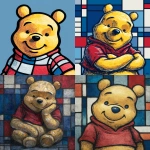 **winnie the pooh in the style of piet mondrian --chaos 5 --ar 5:6 --exp 50 --raw --v 7.0** - <@767247831865884712> (relaxed)