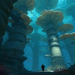 **A WEIRD UNDERWATER COLONNADEBEING --v 7.0 --raw** - Image #2 <@1071135204846096475>