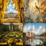 **belle epoque, Versailles palace, marvellous gardens with golden flowers, paradise birds --ar 16:9** - <@1202719359680774145> (fast)
-# Create, explore, and organize on [midjourney.com](<https://midjourney.com/imagine?from_discord=1>)