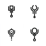 **minimal, vector logo, black lines, white background. void, drain, loss --s 200 --c 10 --v 7.0** - Variations (Strong) by <@277223286423945226> (fast)