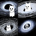 **Silly cat makes a silly face at accretion disk --ar 3:2 --profile fn9opxx u22owga 2z3eyk3 ro2ke7q y9a56jc --draft** - <@937851746712186921> (fast)