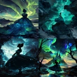 **cinderella Set against a geomagnetic storm --ar 3:4 --niji 6 --p ke69z7s --raw --no red orange yellow** - <@948741381743083580> (relaxed)
-# Create, explore, and organize on [midjourney.com](<https://midjourney.com/imagine?from_discord=1>)
