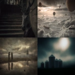 **Intriguing and enigmatic cinematic atmosphere, clear image, surrealism, breeders, hdr, highly detailed, style raw --p zhav629 --chaos 10 --exp 10 --s 5 --ar 3:2 --v 7.0** - <@1008993788670263326> (fast)
-# Create, explore, and organize on [midjourney.com](<https://midjourney.com/imagine?from_discord=1>)