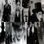 **arsenne lupin' gentleman burgler omar sy and his wife ludvine sagnier, john singer sargent illustrated STyle Double exposure, extreme details, rich dynamic colors, spirit, invocation, 3d, two sun solar system, full moon, stars, esoteric, sheer, Peridot, emerald green. citrine, ultramarine blue, diamonds, gold, sunset, high contrast, painting classic, oil , diodes, bows, velvet vogue, iridescent, holographic, full body pose, transparent details, colorized, neon pastel color palette, photorealistic, highly detailed, transparent parts, looks like professional hdr photography in fashion magazine, editorial photography, global illumination, moody lighting, post-processing, glowing shadows, chromatic aberration, black and white balance, scattering, beautiful cinematic lighting, lumen reflections, post-production, high fashion, tone mapping, shaders, Louis Icart's etching, extremely beautiful african american people, razumov style, art deco, art nouveau, tarot art, colorful, extremely fine detail, 3d, octane render, hdr, nature scene, high contrast, 8k, Ernie Barnes art , 8k, --chaos 99 --ar 8:5 --exp 50 --sref 1480533239 --profile poihdb6 --stylize 750 --v 7.0** - <@843177938186797076> (fast)
-# Create, explore, and organize on [midjourney.com](<https://midjourney.com/imagine?from_discord=1>)