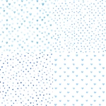 **seamless pattern, tiny pastel blue hearts evenly spaced on crisp white background, soft romantic kawaii style, seamless repeat, no text --tile** - <@437878260013989888> (relaxed)