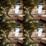 **close up on a christmas ball on a christmas tree, inside the ball you can see the reflection of a beautiful modern living room, realistic, HD --ar 4:5 --v 7.0** - Variations (Region) by <@1215227399508332544> (fast)