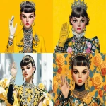 **crowned queen for a day waving her hand in the rose parade --ar 53:40 --exp 50 --oref <https://s.mj.run/qsPEHc5VAOM> --v 7.0** - <@1059292469474373672> (relaxed, stealth)