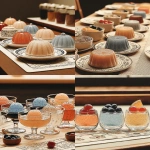 **Cosmography vintage jello made for a 1950s dinner party next to other retro desserts --sref 102 85577002 875603842 1482770051 --ar 4:5** - <@948741381743083580> (relaxed)