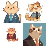 **imagine an actually fun daily theme about a meownagement guide to purrfessional success cat wearing business ties edition --niji 7 --no panopticon** - <@937851746712186921> (relaxed)
-# Create, explore, and organize on [midjourney.com](<https://midjourney.com/imagine?from_discord=1>)