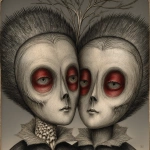 **surrealist xiphoid bone opalized wood abstract --chaos 100 --sref 4945303416 301077596 --stylize 1000 --p ld1lwhb** - Image #3 <@1057110090387296366>