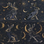 **moonlit jackrabbit, crescent moon and stars motifs, mystical boho, navy and gold accents, clean background, subtle grain --ar 4:5 --v 6.0 --no text --raw** - Variations (Strong) by <@1150647384779530290> (relaxed)
-# Create, explore, and organize on [midjourney.com](<https://midjourney.com/imagine?from_discord=1>)