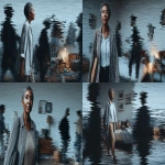 **<https://s.mj.run/PYnL-FqZikk> A hyper-realistic photo of an older Black woman in her fifties with short natural hair, wearing comfortable casual clothing typically worn at home in the evening. She is walking slowly toward the camera on the left side of the frame, gently putting her grandchild to sleep in a softly lit kid’s bedroom. The room is warmly decorated with toys, books, and a small nightlight casting gentle glows across the space. Abstract light reflections and ripple patterns subtly form ghostly silhouettes on the walls, suggesting the passage of time and memory. The composition features shallow depth of field, cinematic lighting, graceful movement, and rich contrast. Captured in the style of a Canon EOS R5 with an EF 8mm lens, f/2 aperture, ISO 30, hyper-realistic textures, sharp focus, subtle motion blur, intimate domestic tenderness, intergenerational connection, quiet resilience --sref <https://s.mj.run/8vJIROiTC18> --aspect 16:9 --s 250** - <@1220830039520841890> (fast)