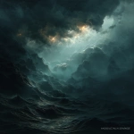 **There is something dark, deep below the surface of the ocean on Epsilon Aurigae. "Anomaly detected". --v 7.0** - Upscaled by <@639231094968942592> (relaxed)