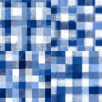 **create Printed abstract stroke Check Foulard pattern in blue and white background** - Variations (Strong) by <@1013652600119373834> (fast)