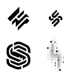 **minimal, vector logo, simple svg paths, black lines, white background. theft, absense, disappear --s 200 --c 10 --v 7.0** - <@277223286423945226> (fast)