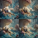 **<https://s.mj.run/2BuvFHsAoq4> Cotton Clouds Paint a Scene of an Old Man Relaxing in the Forest Drinking some Tea, Looking over a book containing Fluvioglacial-Outwash-Plaines Craft-World Hyper-RealityMash --ar 3:2 --v 7.0** - Remix (Subtle) by <@426654487248109579> (fast)