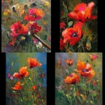 **<https://s.mj.run/HazaVi7ln8k> Generate a painting in the style of this painting. Painting scarlet poppies --v 7.0** - <@1171132266240553092> (fast)