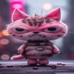 **Mangy cat with fleas figure --ar 3:7 --p f6gpn1a --v 6.0** - Image #2 <@974789918188535848>