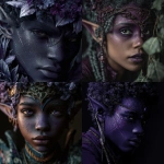 **An elf with dark purple skin** - <@442905496559812618> (fast)
