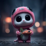 **happy gay cat day said the cat lost in Amazon prime space holding a fish --p f6gpn1a --s 250 --v 7.0** - Image #4 <@974789918188535848>