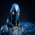 **<https://s.mj.run/C1JytmATft8> futuristic watcher sentinel in weathered bronze armor, glowing yellow eyes beneath a sleek helm, observing a holographic almagest spiral galaxy grid, dramatic cinematic lighting, Unreal Engine-style, ultra HD 8K --ar 3:2 --exp 25 --p j5vl1fh --iw 2 --v 7.0** - Image #3 <@106534493057220608>