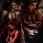 **❤️ 🔥 👹 😈 speleothem demon queen --p tvgdds9 --ar 5:7** - <@370960263245070346> (fast)