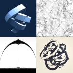 **minimal, vector logo, simple svg, black lines, white background. void, fear, shock --s 300 --c 10 --w 10 --niji 6** - <@277223286423945226> (fast)