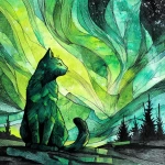 **great green cat of the northern lights --v 7.0** - Image #2 <@480446086046154782>