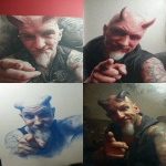 **<https://s.mj.run/21J5H8W1jew> as a chill devil pointing at the viewer --ar 3:4** - <@809065670557564979> (fast)