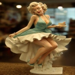**a statue of marelyn monroe as Objet d'art kitsch --ar 5:7 --v 7.0 --raw** - Image #1 <@1071135204846096475>