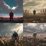 **A large field that has just been through a large battle, a Knight standing in the center. He has been battle tested and ready for more** - <@647094775748493312> (fast)
-# Create, explore, and organize on [midjourney.com](<https://midjourney.com/imagine?from_discord=1>)