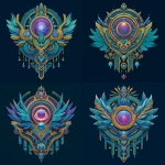 **create an emblem for a superhero team, they are called the Rift Guardians, representing portal jumper heroes who jump through portal rifts to protect the world --v 7.0** - Variations (Strong) by <@1078934788603392080> (fast)
-# Create, explore, and organize on [midjourney.com](<https://midjourney.com/imagine?from_discord=1>)