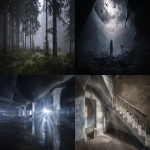 **Intriguing and enigmatic cinematic atmosphere, clear image, surrealism, until the beginning, hdr, highly detailed, style raw --p zhav629 --chaos 10 --exp 10 --s 5 --ar 3:2 --v 7.0** - <@1008993788670263326> (fast)
