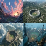 **Epsilon Aurigae baseball stadium --ar 7:4 --q 2 --s 750 --v 7.0** - <@1045223853271568434> (fast)
-# Create, explore, and organize on [midjourney.com](<https://midjourney.com/imagine?from_discord=1>)