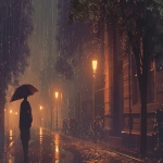 **lo fi rainy album cover, mahogany --ar 16:9 --v 6.0** - Image #4 <@1135636698060038216>