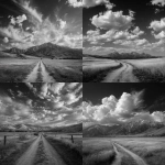 **dirt path leading to mountain range beautiful sky black and white photography** - <@819073620625981460> (fast)
-# Create, explore, and organize on [midjourney.com](<https://midjourney.com/imagine?from_discord=1>)
