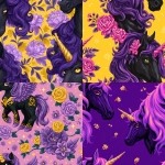 **🦄💜🖤💛 --tile --ar 1:1 --c 30 --s 350 --exp 20 --v 7.0 --p 4symexy** - <@293548521221783552> (turbo, stealth)