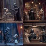 **A Star Wars scene reimagined in the style of a marionette show --v 7.0** - <@1018138887199129620> (fast)
-# Create, explore, and organize on [midjourney.com](<https://midjourney.com/imagine?from_discord=1>)
