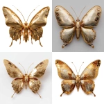**large butterfy, in golden art tomorrowland style, front view** - <@850310406308102193> (fast)