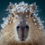 **snowflake macrophotography capybara** - Image #1 <@996331894893445180>
